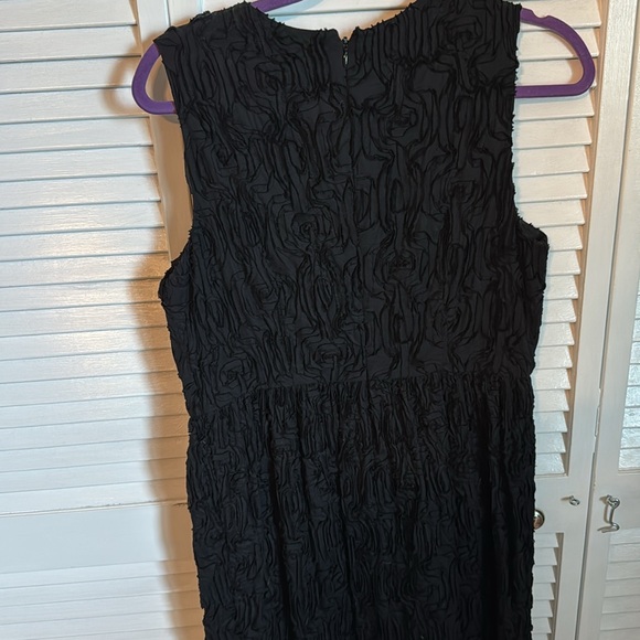 Talbots black rosette soutache dress - Picture 4 of 6